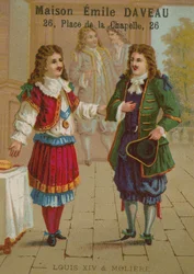 Louis XIV of France and Molière